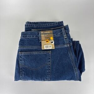 Carhartt B172‎ DST Relaxed Fit Straight Leg Flannel Lined Jeans Mens 40x30 NWT